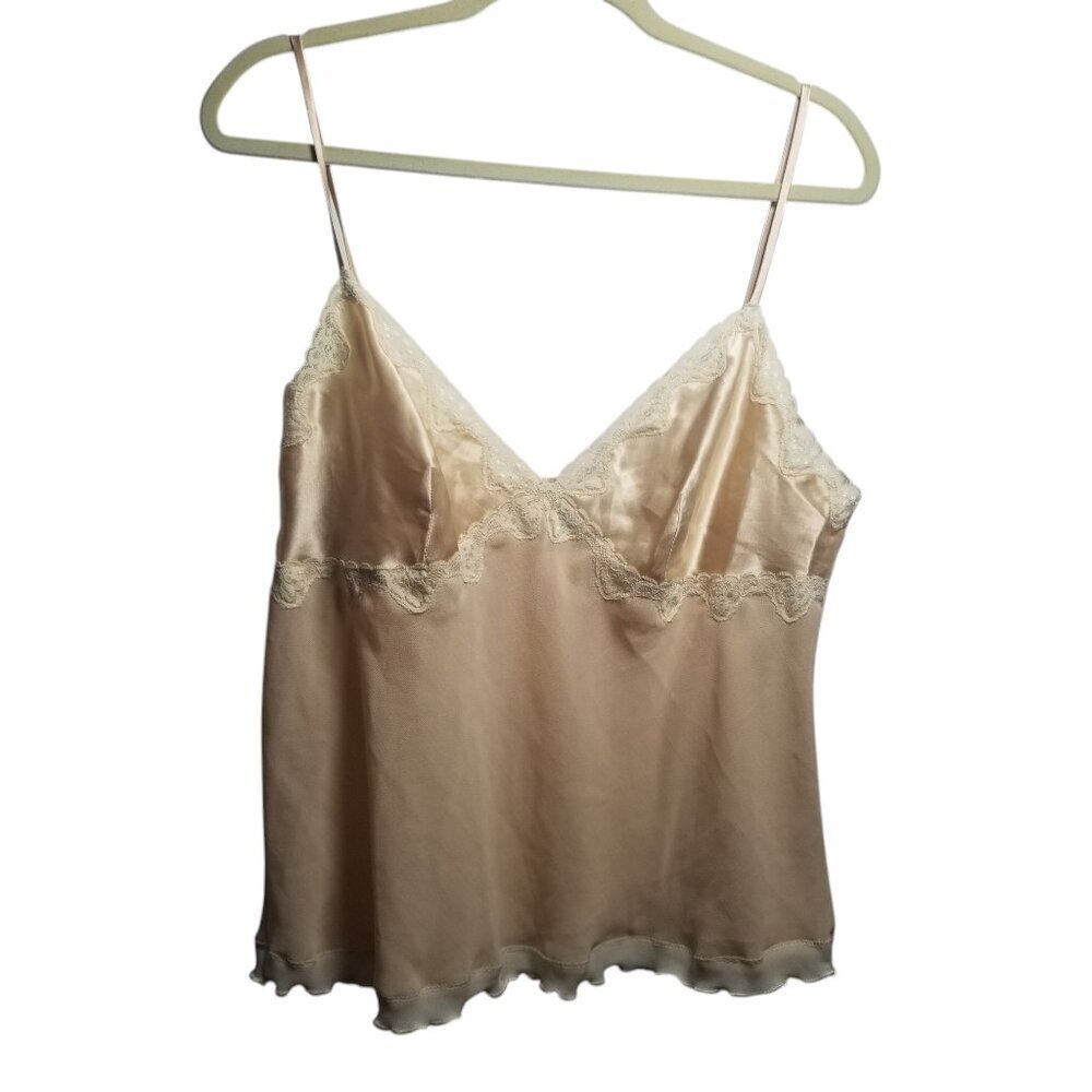 Women's Satin Mesh Lace Babydoll Fairy Cami Sz XL